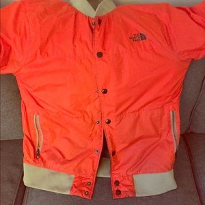 North face double sided jacket